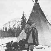Cover image of Peter Wesley (Ta Otha) (Moose Hunter) at Kootenay Plains [1904]